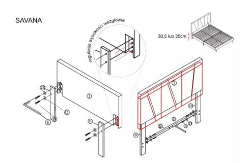 Кровать SIGNAL SAVANA Velvet Bluvel 28 бежевый, 140/200