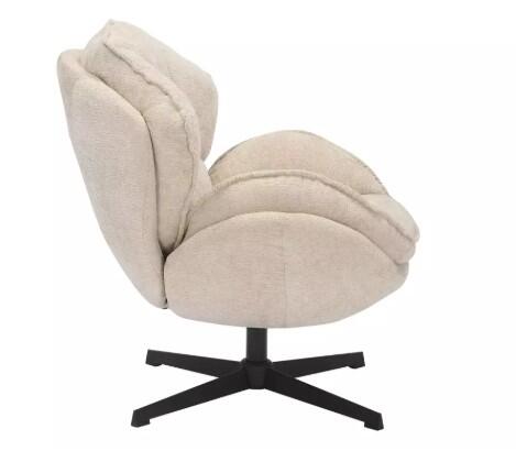 Кресло SIGNAL BETTY бежевый/черный