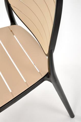 Стул HALMAR K529 черный/натуральный