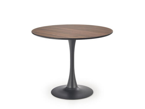 Стол обеденный HALMAR OLMO орех/черный 90