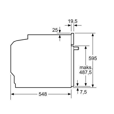 Духовой шкаф BOSCH HBG536EW3