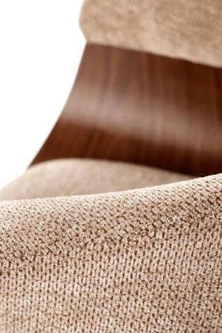 Стул HALMAR K545 бежевый/орех