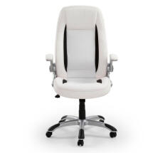 Кресло компьютерное HALMAR SATURN белый/серебристый