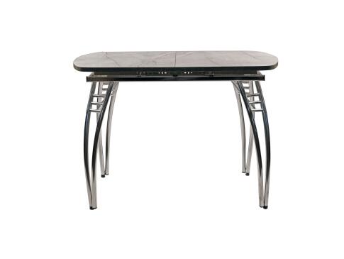 Стол ВВР Раздвижной пластиковый Каспий серый/Паук, 110-150/70