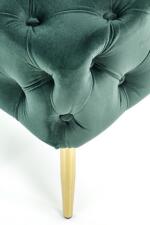 Скамья HALMAR ATHENA темно-зеленый/золотой