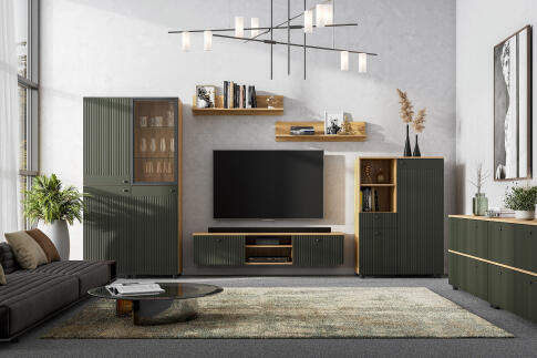 Полка навесная SV-МЕБЕЛЬ (МС Милан К) Дуб Золотой