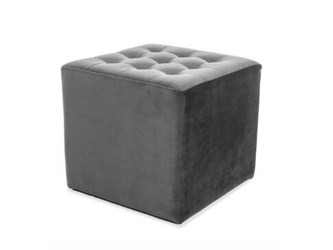 Пуф SIGNAL LORI Velvet Bluvel 14 серый