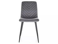 Стул SIGNAL DAREN Velvet Bluvel 14 серый/черный