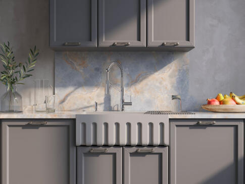 Смеситель для кухни Omoikiri Mikawa 2 Plus SB BN нержавеющая сталь