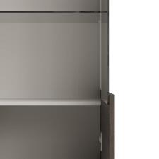 Шкаф-витрина HALMAR RANDOM 2 W-1 кашемир/орех/черный Шкаф-витрина HALMAR RANDOM 2 W-1 кашемир/орех/черный