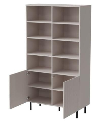 Стеллаж HALMAR PAXOS REG-1 кашемир/черный