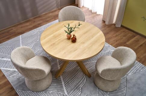 Стол обеденный HALMAR MORUS натуральный/натуральный 105