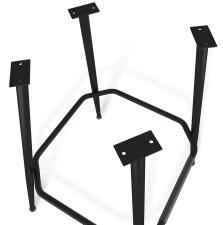 Каркас барного стула Sheffilton SHT-S131 артикул КС-152 черный муар