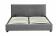 Кровать SIGNAL COLUMBIA Velvet tap. 192 серый, 160/200