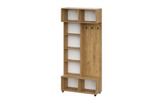 Вешалка SV-МЕБЕЛЬ (МС Милан К) исп. 2 Дуб Золотой/Белый Матовый