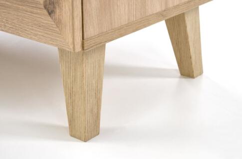 Комод HALMAR BORNEO KM-2 дуб артизан/черный