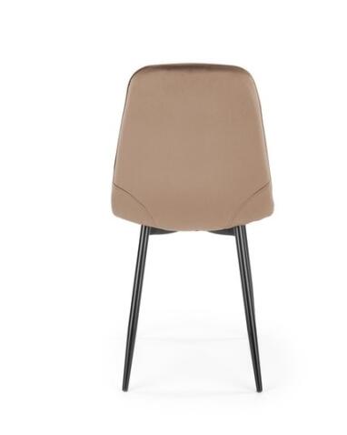 Стул HALMAR K417 бежевый/черный