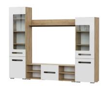 Мебель для гостиной К NN Мебель МГС 6 Дуб золотой/Белый глянец