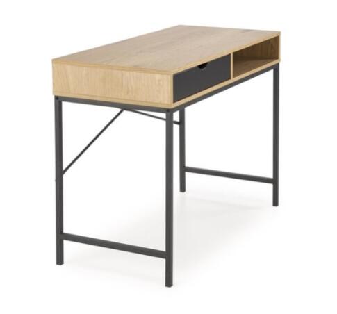 Стол компьютерный HALMAR B50 натуральный/черный