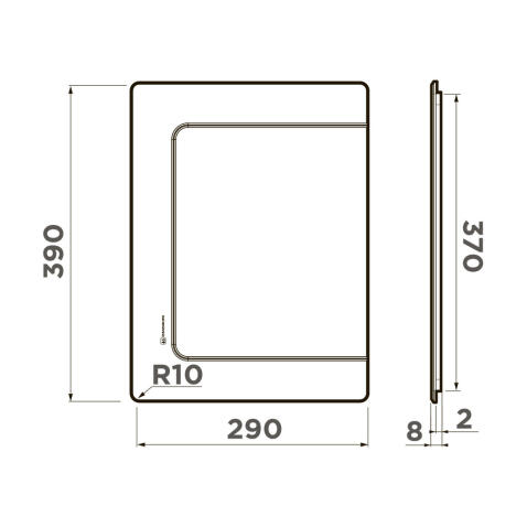 Разделочная доска Omoikiri CB-BASIC-370 GB