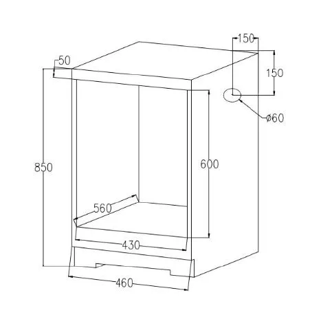 Духовой шкаф электрический MEFERI MEO4511WH COMFORT PLUS