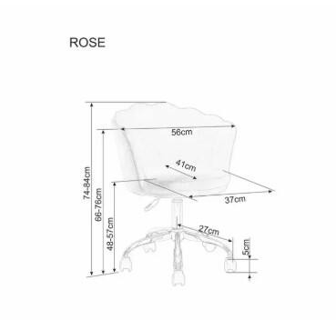 Кресло компьютерное SIGNAL ROSE Bluvel 14 серый