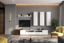 Тумба для ТВ NN Мебель (МС Токио) Белый текстурный