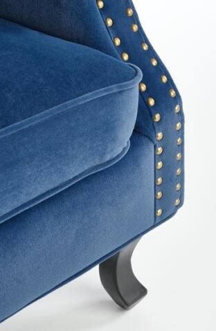 Кресло HALMAR TITAN темно-синий/черный