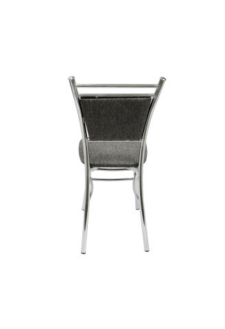 Стул ВВР Мажор серый/хром, рогожка