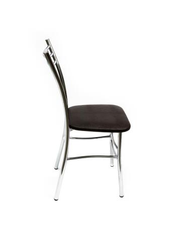 Стул ВВР Трио шоколад крокодил/хром, экокожа