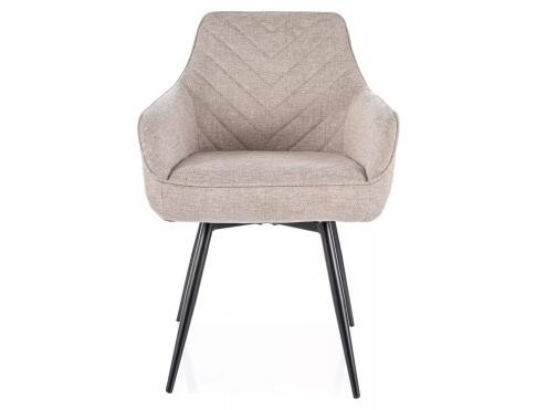 Стул SIGNAL SERVIO Brego 31 светло-бежевый/черный, поворотный