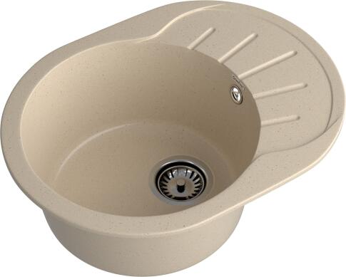 Кухонная мойка GRANFEST RONDO R-580L кашемир