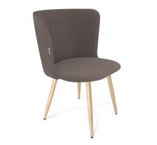 Стул Sheffilton SHT-ST36/S95-W кофе мокко/прозрачный лак/черный муар