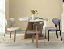 Стол обеденный SIGNAL ALZANO Ceramic белый Pandoro/дуб 120
