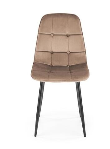 Стул HALMAR K417 бежевый/черный