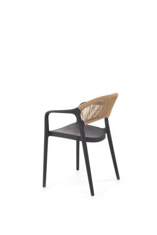 Стул HALMAR K582 черный/натуральный