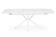 Стол обеденный HALMAR VIVALDI белый мрамор/белый 160-200/89
