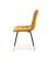Стул HALMAR K438 горчичный/черный