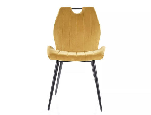 Стул SIGNAL ARCO Velvet Bluvel 68 карри/черный