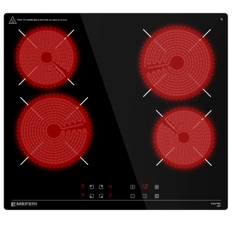 Варочная панель электрическая MEFERI MEH604BK LIGHT