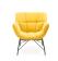Кресло HALMAR BELTON желтый/черный