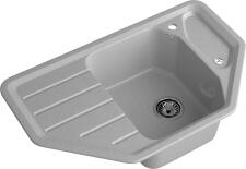Кухонная мойка GRANFEST CORNER C-800E серый