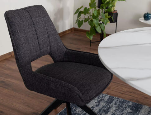 Стул SIGNAL TELLO Bjorn 13 серый/черный, поворотный