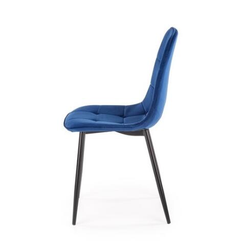 Стул HALMAR K417 синий/черный