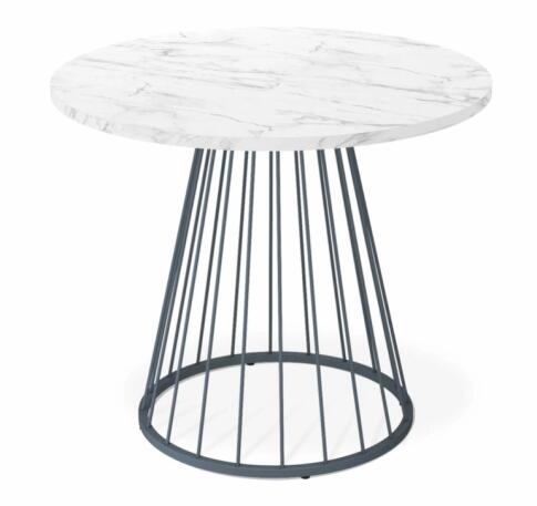 Стол Sheffilton SHT-TU85/TT90 ЛДСП антрацит/мрамор кристалл