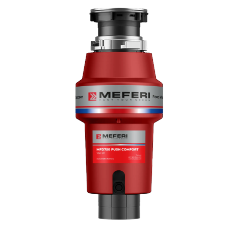 Измельчитель пищевых отходов MEFERI MFD750 PUSH COMFORT с пневмокнопкой