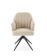 Стул HALMAR K570 бежевый/черный, поворотный