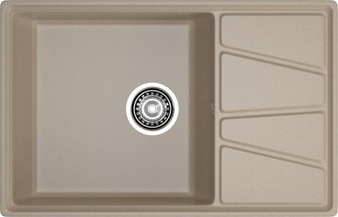 Кухонная мойка GRANFEST VERTEX V-780L песочный