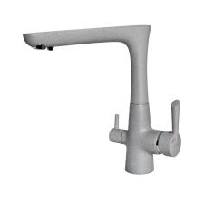 Смеситель для кухни GRANFEST 3223 серый