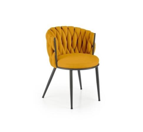 Стул HALMAR K516 горчичный/черный